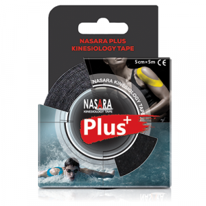 Кінезіо тейп Nasara Plus 5см x 5м