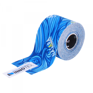 Кинезиотейп Nasara Plus 5 см x 5 м  микс принтов (6шт.)