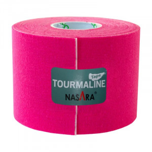 Кинезиотейп Nasara c турмалином 5 см x 5 м  микс цветов (6 шт.)
