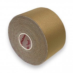 Биомеханический тейп Dynamic Tape 5 см х 5 м - Power Band (бежевый)