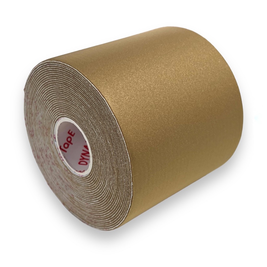 Биомеханический тейп Dynamic Tape 7,5 см х 5 м - Power Band (бежевый)